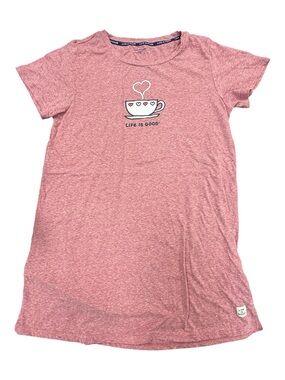 Life Is Good Nightgown Sleep Shirt Size XL